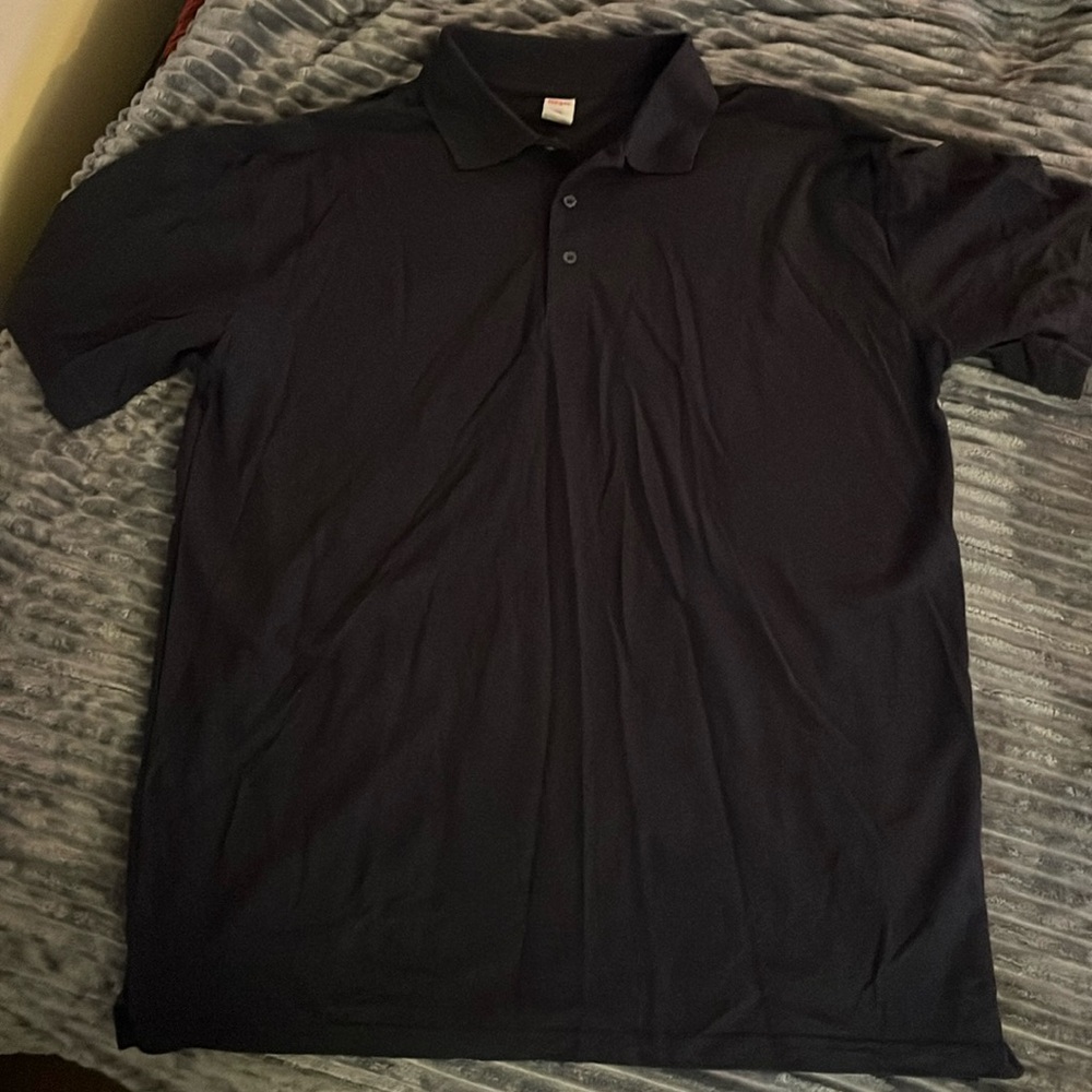 Men’s Navy Blue Collard 2XL Meijer Dress Shirt